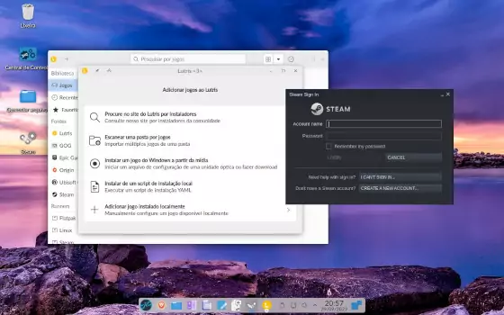 Big Linux gaming screenshot